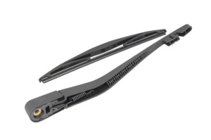 Set brat stergator spate cu lamela pentru BMW Seria 1 (F20) din 2011-2019, pentru spate, din cauciuc siliconat rezistent, 4 stickere auto BMW Seria v2517