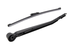 Set brat stergator spate cu lamela pentru BMW Seria X1 (E84) din 2009-2015, pentru spate, din cauciuc siliconat rezistent, 4 stickere auto BMW Seria v2625