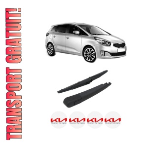 Set brat stergator spate cu lamela pentru KIA CARENS IV din 2013-2016, pentru spate, din cauciuc siliconat rezistent, 4 stickere auto KIA