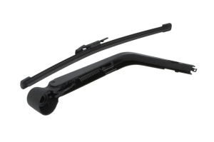 Set brat stergator spate cu lamela pentru MINI MINI CLUBMAN (R55) din 2007-2014, pentru spate, din cauciuc siliconat rezistent, 4 stickere auto MINI v1328