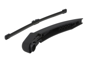 Set brat stergator spate cu lamela pentru MINI MINI COUNTRYMAN (F60) din 2016-2020, pentru spate, din cauciuc siliconat rezistent, 4 stickere auto MINI v1340