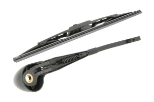 Set brat stergator spate cu lamela pentru Volkswagen POLO IV (9N_, 9A_) din 2001-2009, pentru spate, din cauciuc siliconat rezistent, 4 stickere auto Volkswagen v148