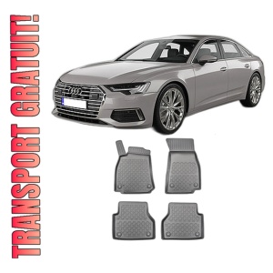 Set covorase AUDI A6 C8, din 06.2018 - Prezent, covorase tavita, caroserie SEDAN, compatibile cu autoturismul AUDI A6 C8, ARISTAR