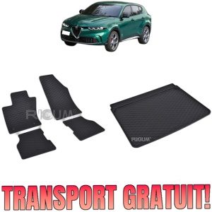 Set Covorase Auto Si Tavita Portbagaj ALFA ROMEO TONALE PHEV Q4 din 11.2022 - 2026, caroserie suv, PORTBAGAJ INFERIOR SI SUPERIOR