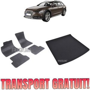 Set Covorase Auto Si Tavita Portbagaj AUDI A6 C7 din 09.2011 - 08.2018, caroserie combi,
