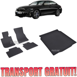 Set Covorase Auto Si Tavita Portbagaj BMW SERIA 3 G20 din 03.2019 - 2026, caroserie sedan,