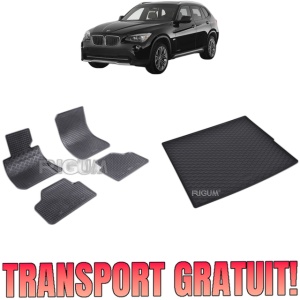 Set Covorase Auto Si Tavita Portbagaj BMW X1 E84 din 10.2009 - 09.2015, caroserie suv,