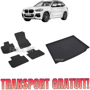 Set Covorase Auto Si Tavita Portbagaj BMW X3 G01 din 11.2017 - 2026, caroserie suv,