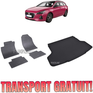 Set Covorase Auto Si Tavita Portbagaj HYUNDAI I30 III FACELIFT din 02.2020 - 2026, caroserie combi, PORTBAGAJ INFERIOR
