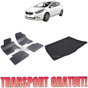 Set Covorase Auto Si Tavita Portbagaj KIA CEED II din 05.2012 - 08.2018, caroserie hatchback,