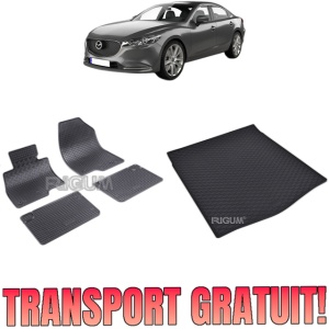 Set Covorase Auto Si Tavita Portbagaj MAZDA 6 III din 01.2013 - 2026, caroserie sedan,