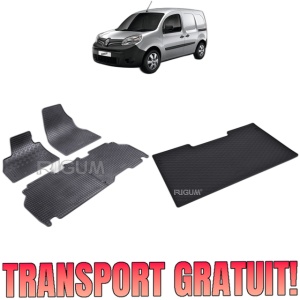 Set Covorase Auto Si Tavita Portbagaj RENAULT KANGOO II din 2008 - 04.2021, caroserie van 5 locuri, 5 LOCURI