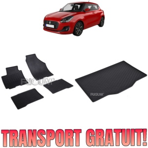 Set Covorase Auto Si Tavita Portbagaj SUZUKI SWIFT din 05.2017 - 06.2020, caroserie hatchback,