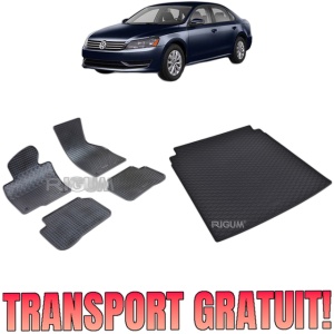 Set Covorase Auto Si Tavita Portbagaj VOLKSWAGEN PASSAT B6 din 2005 - 10.2009, caroserie sedan,