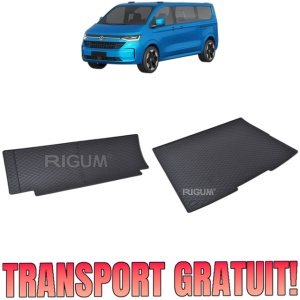 Set Covorase Auto Si Tavita Portbagaj VOLKSWAGEN T7 CARAVELLE din 2025 - 2026, caroserie van, AMPATAMENT L2, 8-9 LOCURI