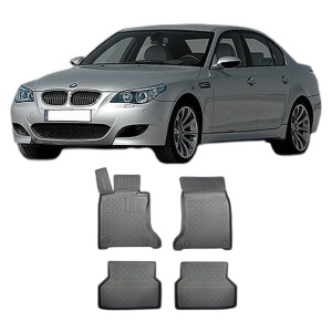 Set covorase BMW SERIA 5 E60, din 07.2003 - 02.2010, covorase tavita, caroserie SEDAN, compatibile cu autoturismul BMW SERIA 5 E60, ARISTAR - Img 2