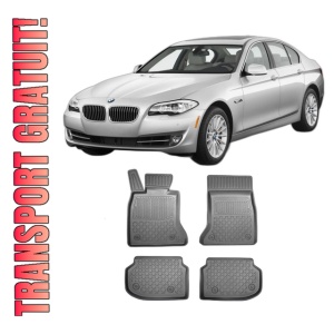 Set covorase BMW SERIA 5 F10, din 03.2010 - 2013, covorase tavita, caroserie SEDAN INAINTE DE FACELIFT, fara X-DRIVE, compatibile cu autoturismul BMW SERIA 5 F10, ARISTAR