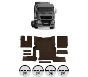 Set covorase Camion Tir MAN TGX I din 2006-2021, Auto, 4x Stickere auto cu MAN