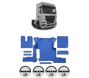 Set covorase Camion Tir MAN TGX II din 2020, Auto, 4x Stickere auto cu MAN