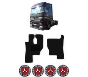 Set covorase Camion Tir MERCEDES-BENZ ACTROS din 1996-2003, Auto, 4x Stickere auto cu MERCEDES-BENZ