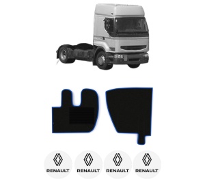 Set covorase Camion Tir RENAULT TRUCKS PREMIUM din 1996-2000, Auto, 4x Stickere auto cu RENAULT TRUCKS