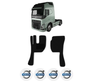 Set covorase Camion Tir VOLVO FH II din 2012-2017, Auto, 4x Stickere auto cu VOLVO