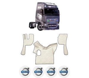 Set covorase Camion Tir VOLVO FH16 II din 2012-2014, Auto, 4x Stickere auto cu VOLVO
