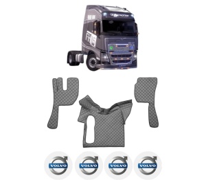 Set covorase Camion Tir VOLVO FH16 II din 2012-2014, Auto, 4x Stickere auto cu VOLVO