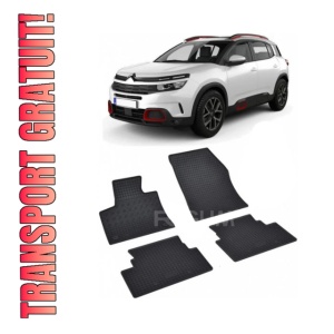 Set covorase Citroen C5 Aircross Phev 2019-prezent, din cauciuc 100%, compatibile cu autoturismul CITROEN C5