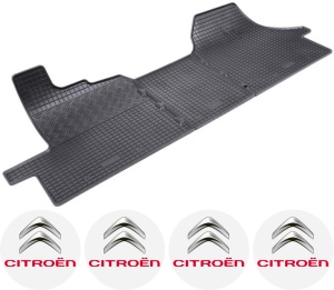 Set covorase Citroen Jumper II Van 2006 - prezent si 4 stickere rotunde Citroen accesorii pentru autoturismul tau - masina v4870