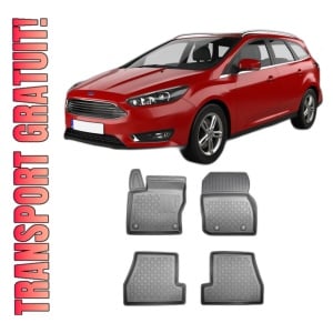 Set covorase FORD FOCUS III, din 03.2011 - 08.2018, covorase tavita, caroserie COMBI, compatibile cu autoturismul FORD FOCUS III, ARISTAR