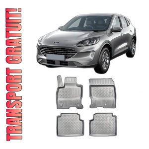 Set covorase FORD KUGA PHEV, din 2020 - 2024, covorase tavita, caroserie SUV, compatibile cu autoturismul FORD KUGA PHEV, ARISTAR