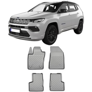 Set covorase JEEP COMPASS II (MP) 4XE, din 07.2020 - Prezent, covorase tavita, caroserie SUV, compatibile cu autoturismul JEEP COMPASS II (MP) 4XE, ARISTAR - Img 2
