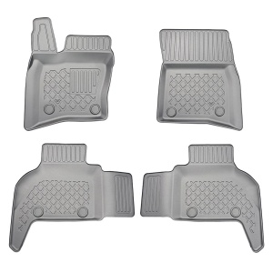 Set covorase LAND ROVER DEFENDER 130, din 01.2020 - Prezent, covorase tavita, caroserie SUV 7 LOCURI, fara rand 3, compatibile cu autoturismul LAND ROVER DEFENDER 130, ARISTAR - Img 3