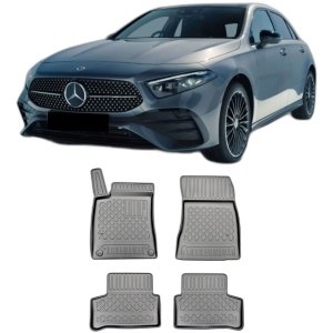 Set covorase MERCEDES A-CLASS W177 PHEV, din 08.2019 - Prezent, covorase tavita, caroserie SEDAN, compatibile cu autoturismul MERCEDES A-CLASS W177 PHEV, ARISTAR - Img 2