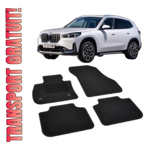 Set covorase mocheta BMW X1 U11 2022-prezent (benzina, diesel si Mild-Hybrid), din mocheta, compatibile cu autoturismul BMW X1 U11