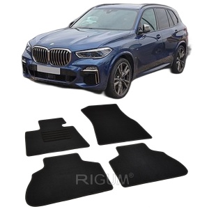 Set covorase mocheta BMW X5 G05, 2018-prezent, din mocheta, compatibile cu autoturismul BMW X5 G05 - Img 2