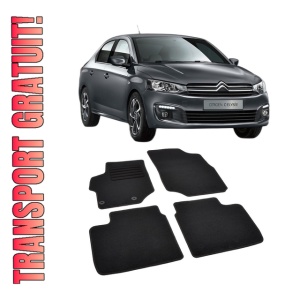 Set covorase mocheta Citroen C-Elysee 2012-2020, din mocheta, compatibile cu autoturismul Citroen C Elysee