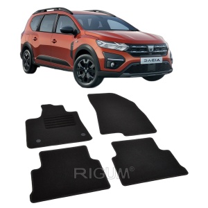 Set covorase mocheta Dacia Jogger, 2022-prezent (cu 5 locuri), din mocheta, compatibile cu autoturismul Dacia Jogger - Img 2