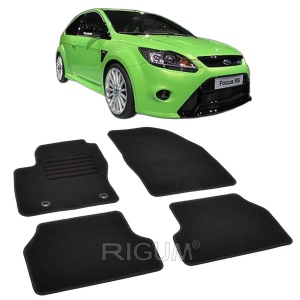 Set covorase mocheta Ford Focus 2, 2004-2011, din mocheta, compatibile cu autoturismul Ford Focus 2 - Img 2