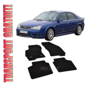 Set covorase mocheta Ford Mondeo 3, 2001-2007, din mocheta, compatibile cu autoturismul Ford Mondeo 3