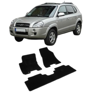 Set covorase mocheta Hyundai Tucson 1 (doar 2009-2010), din mocheta, compatibile cu autoturismul Hyundai Tucson 1 (doar - Img 2