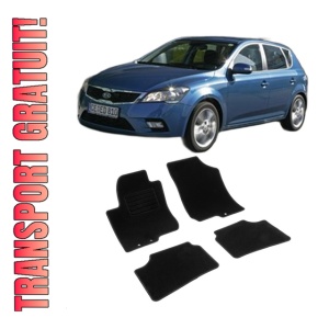 Set covorase mocheta Kia Ceed 1 (ED) 2007-2012, din mocheta, compatibile cu autoturismul Kia Ceed 1 (ED)