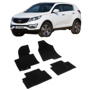 Set covorase mocheta Kia Sportage 3 (SL), 2010-2015, din mocheta, compatibile cu autoturismul Kia Sportage 3 (SL) - Img 2