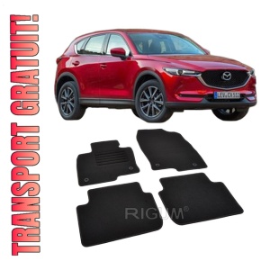 Set covorase mocheta Mazda CX-5 (2) KF, 2017-prezent, din mocheta, compatibile cu autoturismul Mazda CX