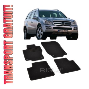 Set covorase mocheta Mercedes GL (X164) 2006-2012, din mocheta, compatibile cu autoturismul Mercedes GL (X164)