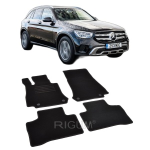 Set covorase mocheta Mercedes GLC (X253) 2015-2023, din mocheta, compatibile cu autoturismul Mercedes GLC (X253) - Img 2
