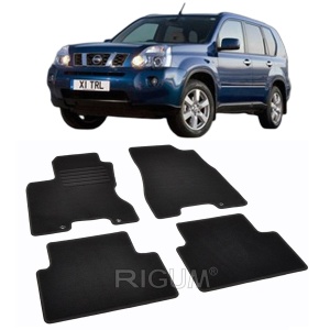 Set covorase mocheta Nissan X-Trail 2 (T31) 2007-2014, din mocheta, compatibile cu autoturismul Nissan X Trail 2 (T31) - Img 2