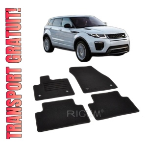 Set covorase mocheta Range Rover Evoque 2 (L551), 2019-prezent, din mocheta, compatibile cu autoturismul Range Rover Evoque 2 (L551)