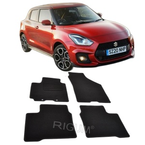 Set covorase mocheta Suzuki Swift 4, 2017-prezent, din mocheta, compatibile cu autoturismul Suzuki Swift 4 - Img 2